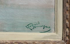 Ramo de flores - Cuadro al óleo original firmado - 1952