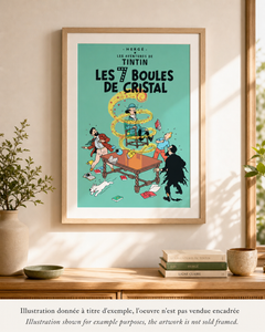 TINTIN : Les Sept Boules de cristal - Impression officielle (Musée de Tintin)