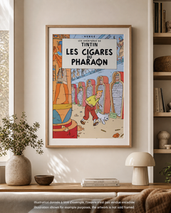 TINTIN : Les Cigares du Pharaon - Impression officielle (Musée de Tintin)