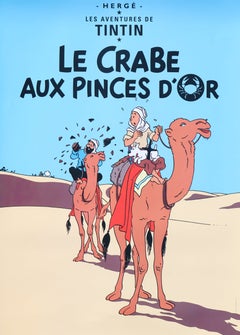 TINTIN : The Crab with the Golden Claws - Official print (Tintin Museum)