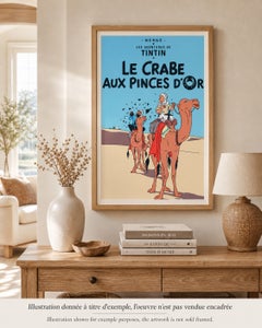 TINTIN : The Crab with the Golden Claws - Official print (Tintin Museum)