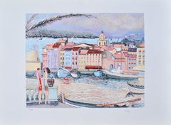 Riviera : Saint Tropez - Original Lithograph, HANDSIGNED & Ltd /250