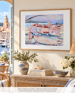 Riviera : Saint Tropez - Original Lithograph, HANDSIGNED & Ltd /250