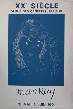 Woman with Light Flower - Lithograph - Mourlot 1970