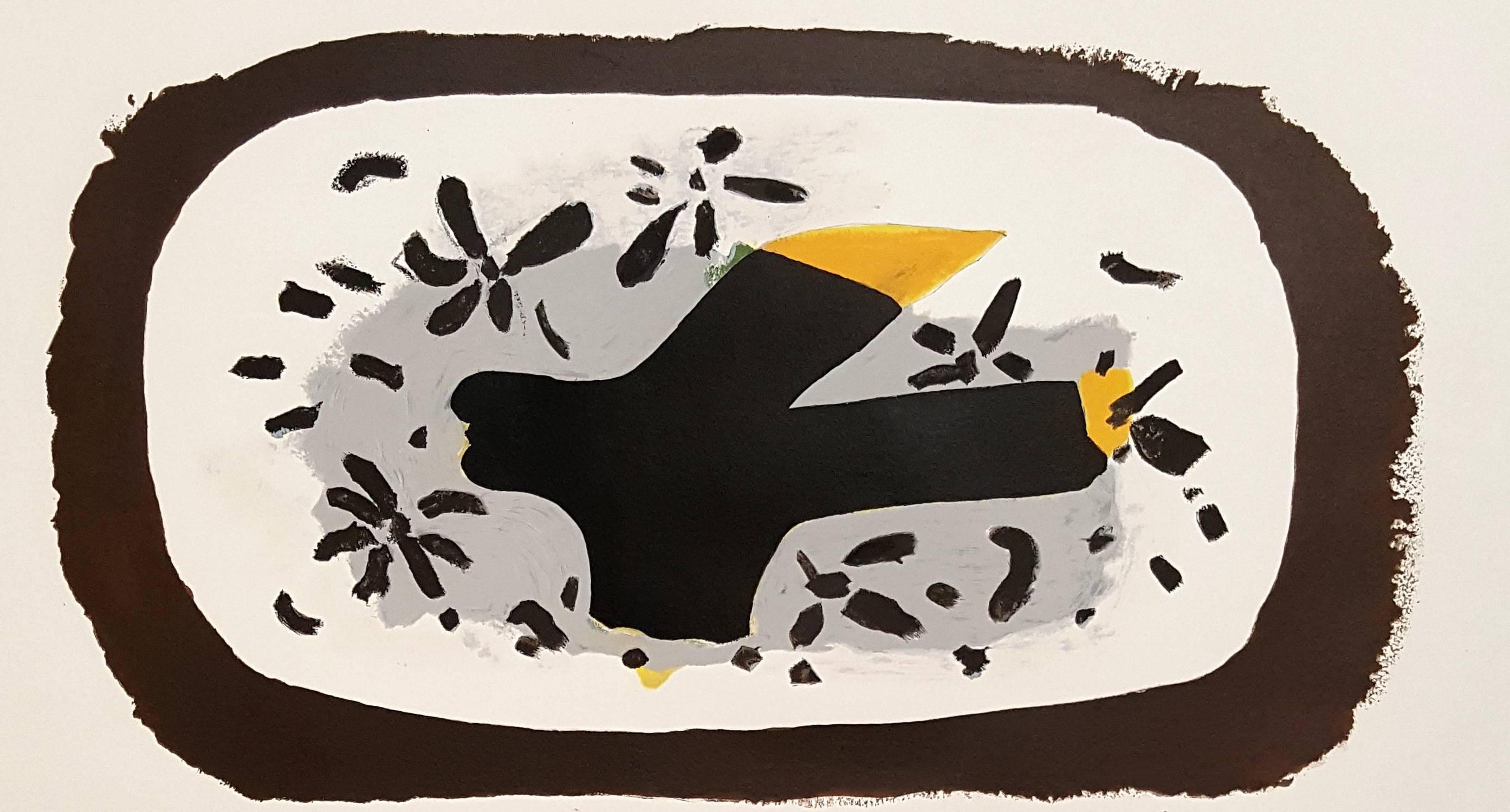 Georges BRAQUE
October bird

Original lithograph, 1962
Handsigned in pencil and dedicated 