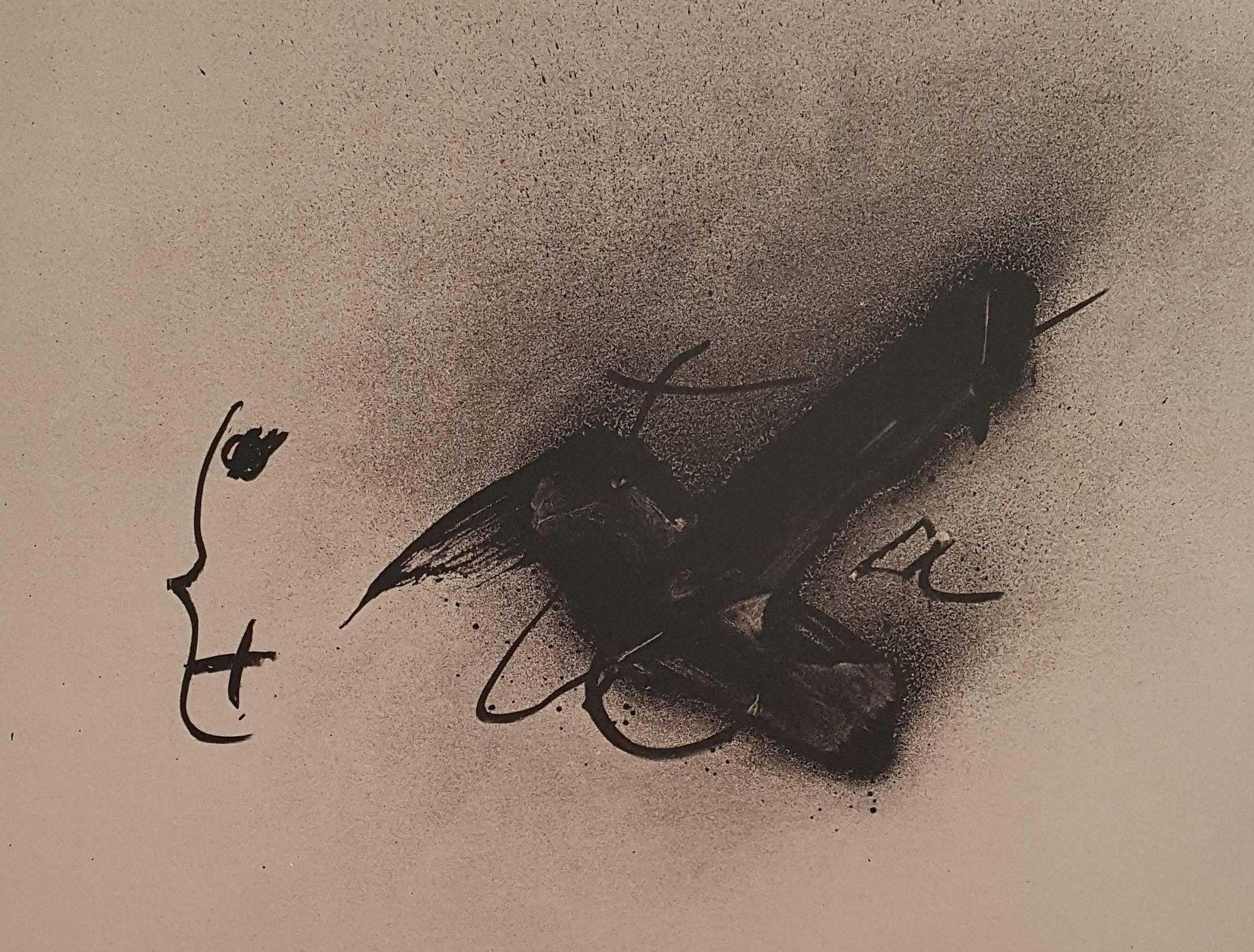 Erinnerungen – Original Lithograph Handsigned - Print by Antoni Tàpies