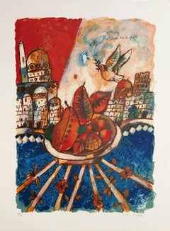 Fruit Plate - Original Lithograph Handsigned