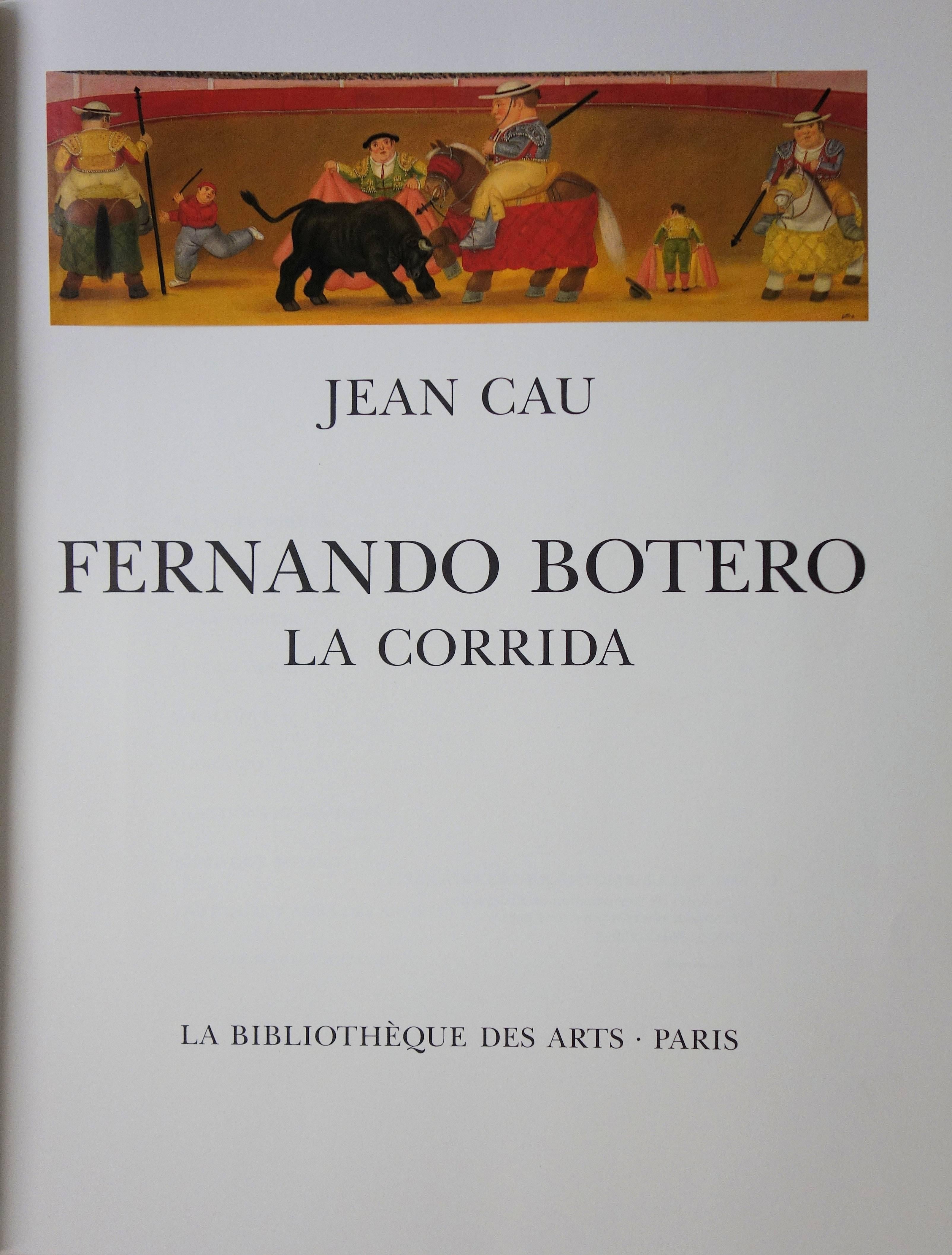 Fernando BOTERO
Bull in Arena, 1990

Original ink drawing
Handsigned with dedication
On first page (not text on the back) of the book La Corrida
Size of the sheet : 37 x 27 cm (c. 15 x 11 in) ; drawing about 15 x 25 cm (c. 6 x 10 in)
Original