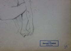 Two divine women - Pencil drawing - circa 1914