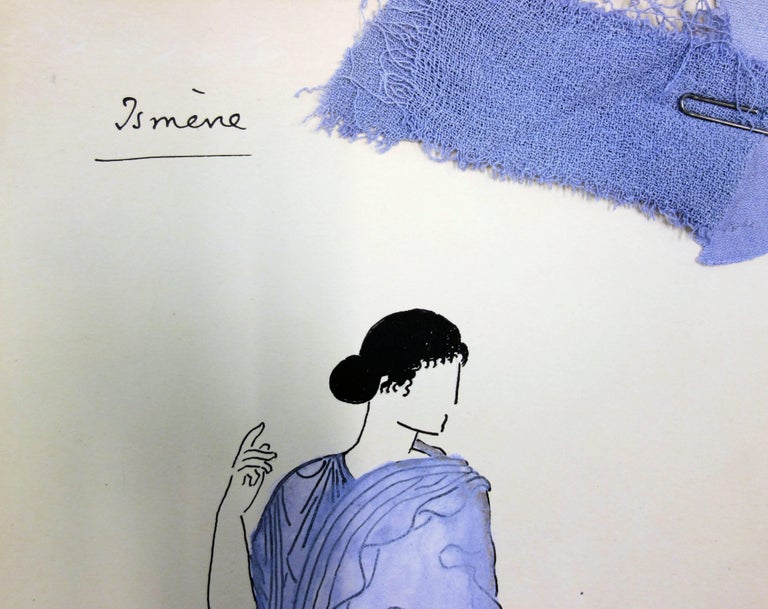 Suzanne Lalique Ismene Antique Greek Costume Original