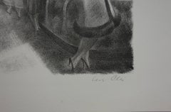 Le Printemps, Grand Magasin (Department Store in Paris) – Handsignierte Lithographie