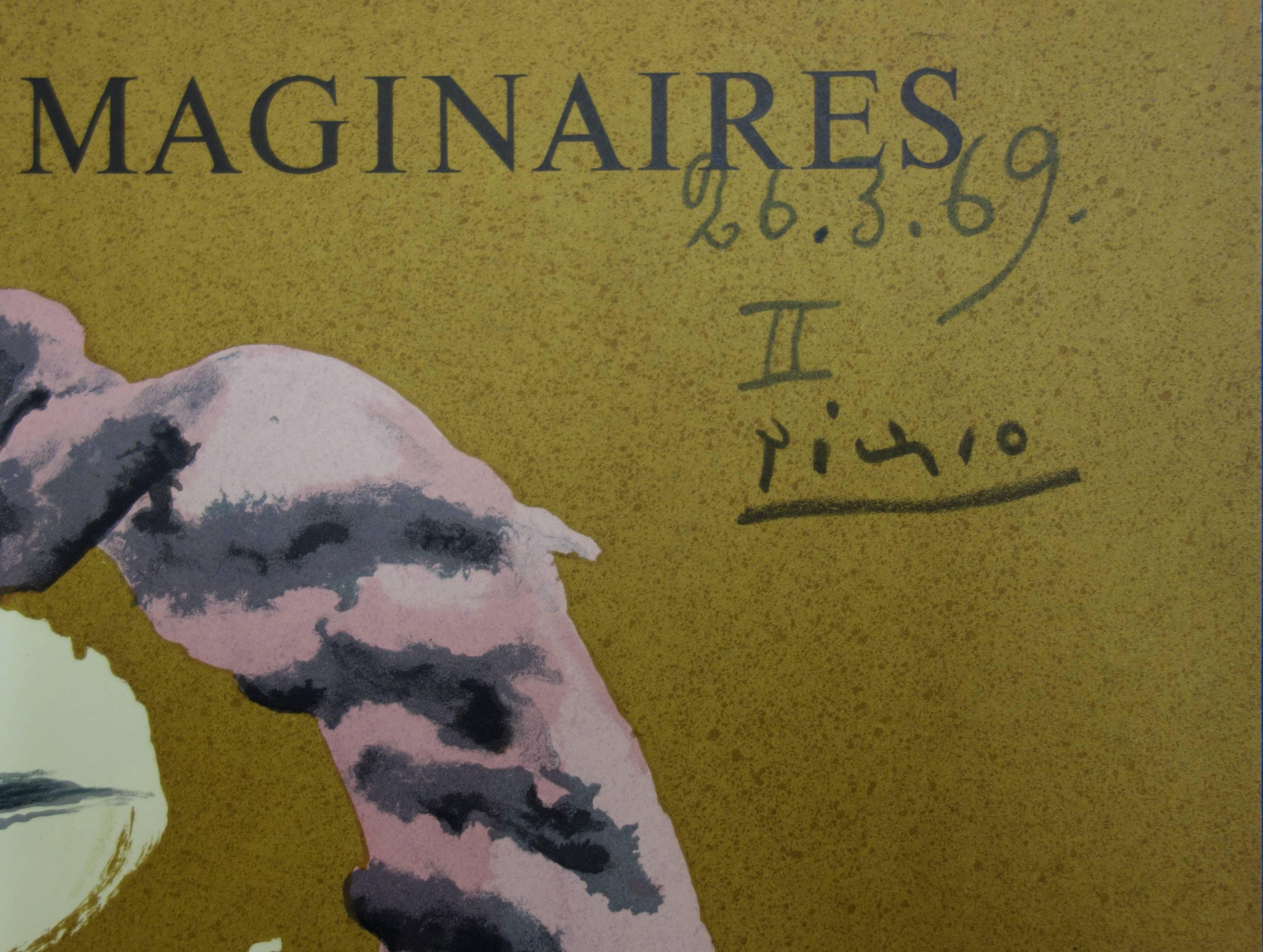 Imaginary Portraits : Cubist Portrait - Lithograph - 1971 - Print by (after) Pablo Picasso
