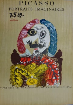 Imaginary Portraits : Elegant Rich Man - Lithograph - 1971