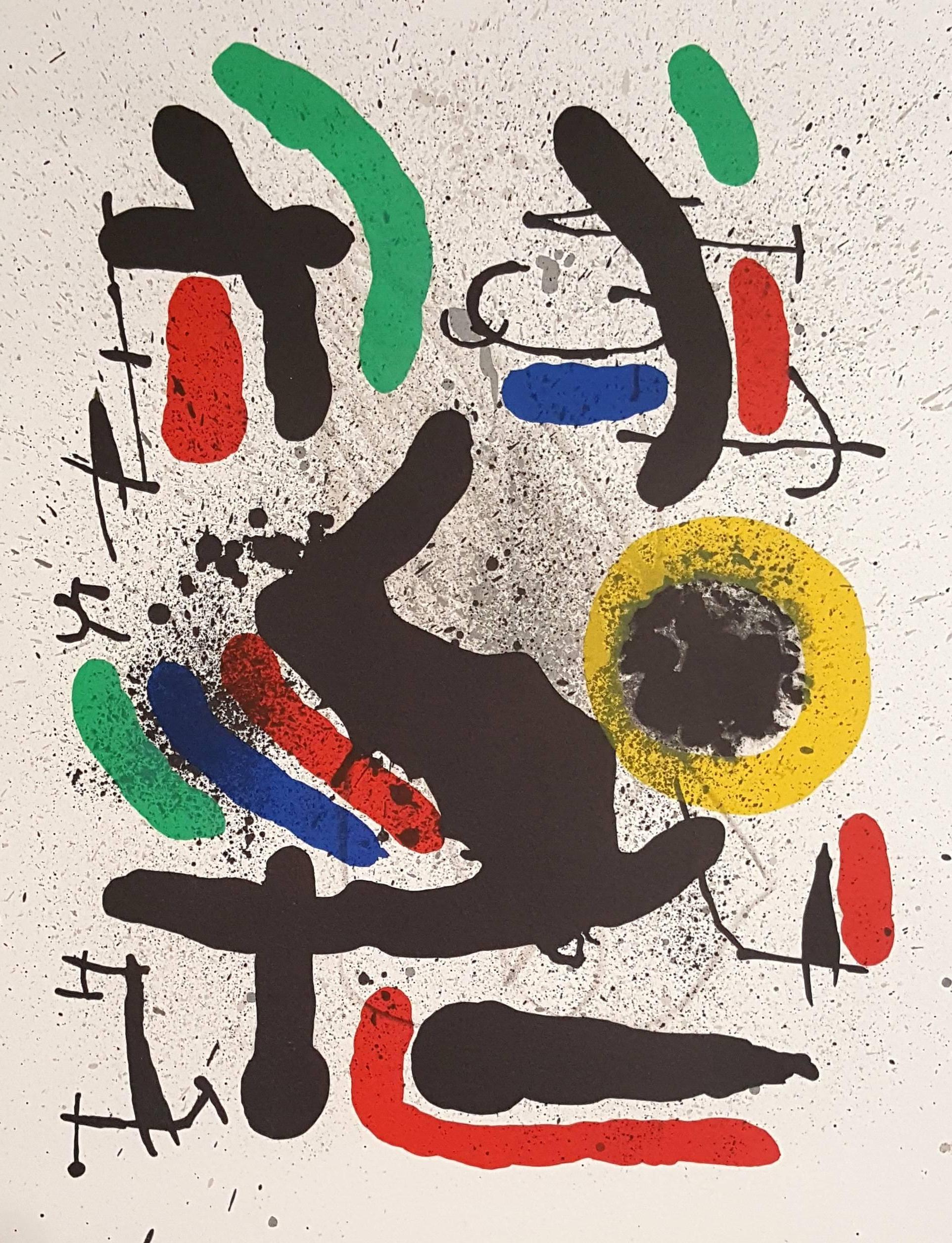 Joan MIRO
Liberty of liberties

Original lithograph, 1971
Handsigned by the artist
Numbered / 125 copies
On vellum paper, size 35 x 47 cm (c. 13,7 x 18,5 in)
Very good condition

REFERENCE : Catalog raisonné Miro lithograph vol.4 #748