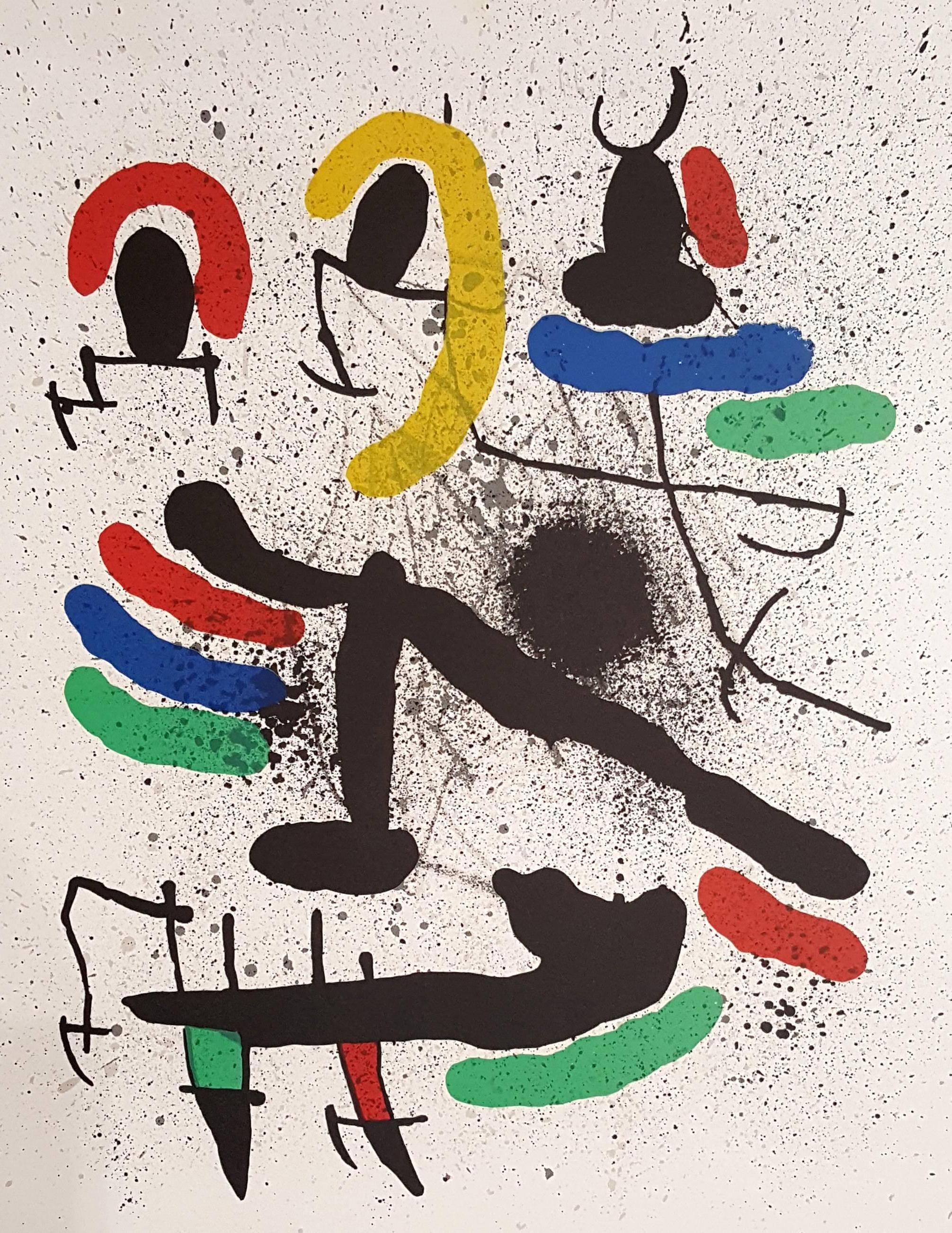 Liberty of Liberties - Original Lithograph Handsigned and Numbered - Abstract Print by Joan Miró