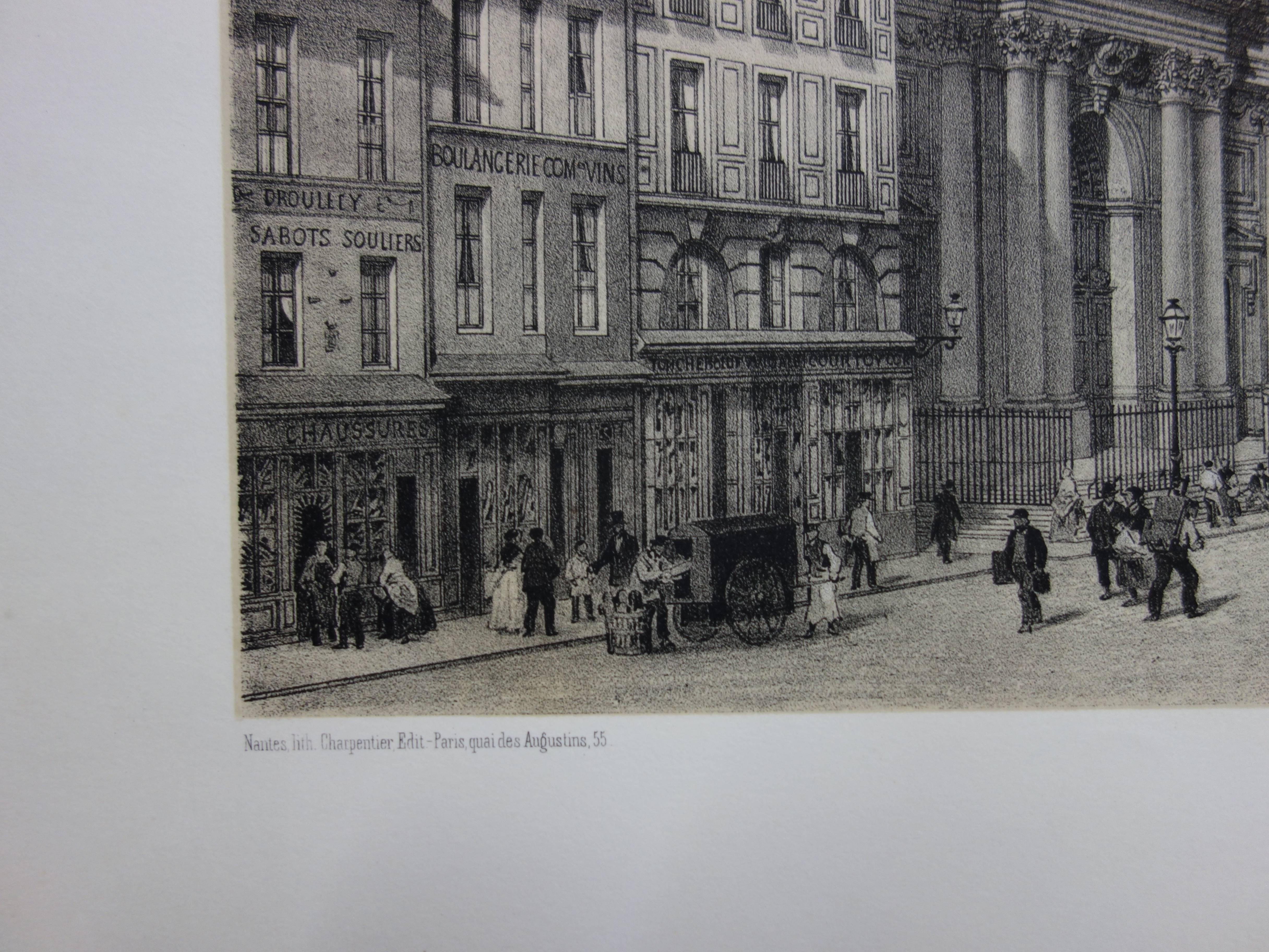 Philippe BENOIST
Parigi : Chiesa di Saint Paul e Saint Louis - 1861

Litografie originali a due toni su pietra
Nome stampato dell'artista in basso a destra
Su pergamena 33,5 x 49 cm (circa 13 x 20 pollici)

Informazioni : Realizzata nel 1861 da