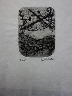 Dreamy Landscape - Original etching with aquatint - Handsigned