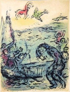 Odyssey : Odysseus and his Friends - Original lithograph - Mourlot #797