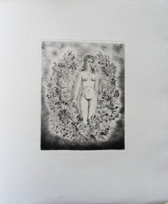 Woman in my Dreams - Original etching, 1943