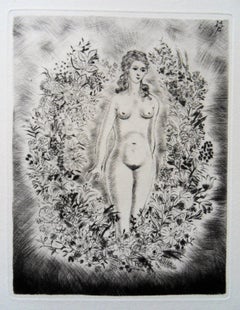 Mujer en mis sueños - Grabado original, 1943