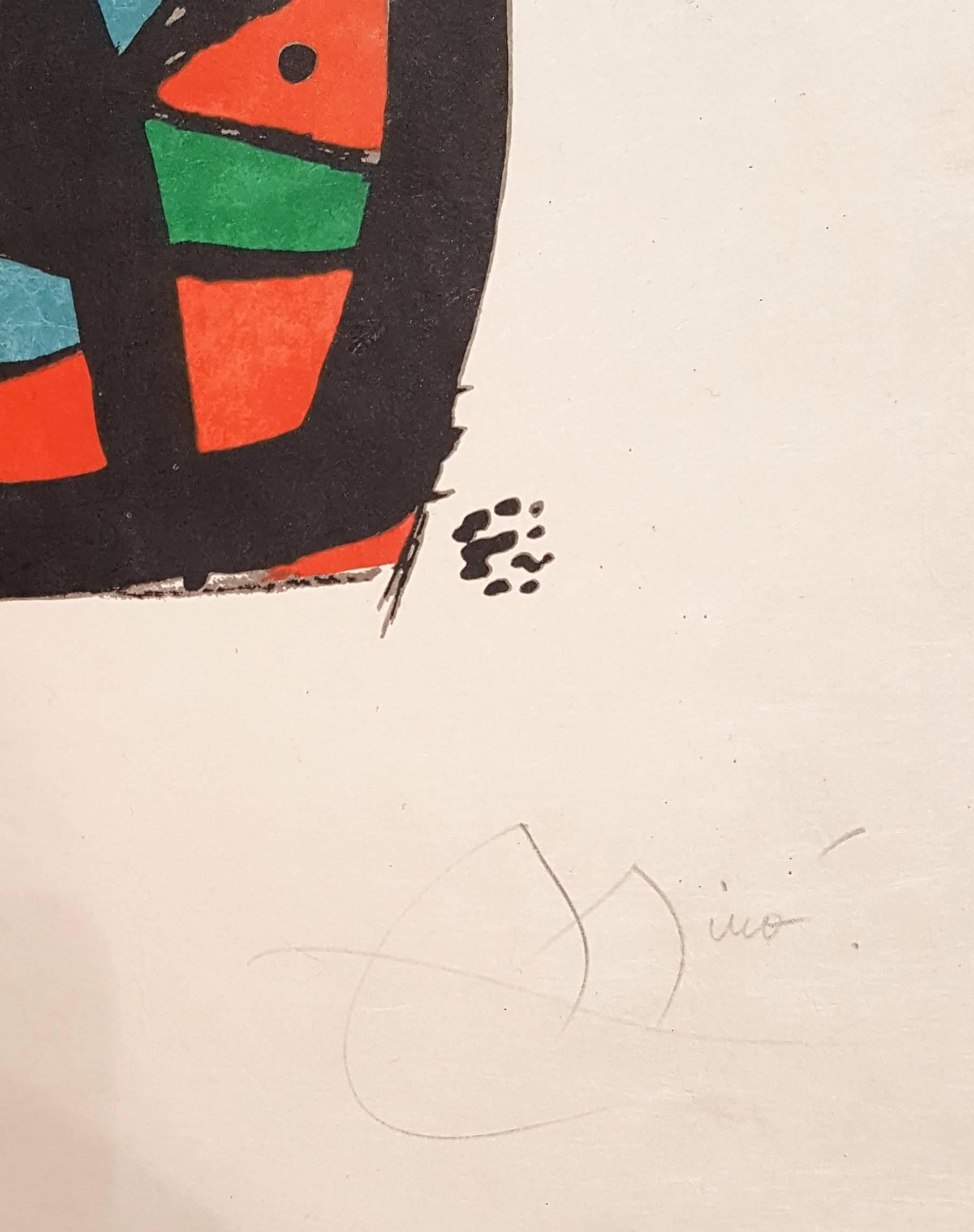 Melody Acid - Original Lithograph Handsigned - 38 copies - Abstract Print by Joan Miró