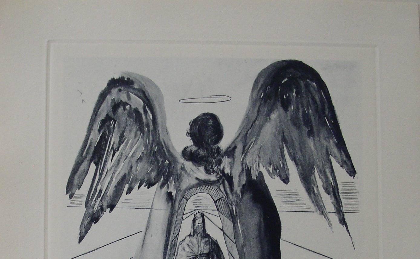 Dante purifié - Incisione - 150 copie - Print di Salvador Dalí