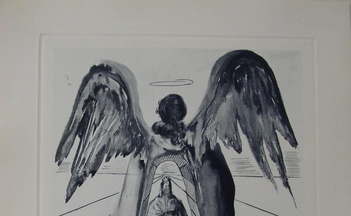 Dante purifié - Engraving - 150 copies - Print by Salvador Dalí