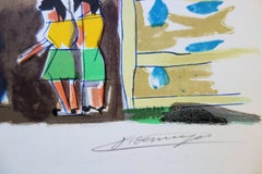 Brittain Small Harbour - Original handsigned lithograph