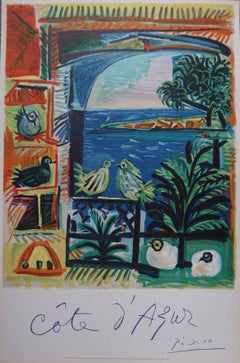 French Riviera - Stone lithograph (Mourlot) - 1962
