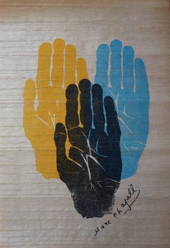 Hand of the Artist - Original lithograph - 1962