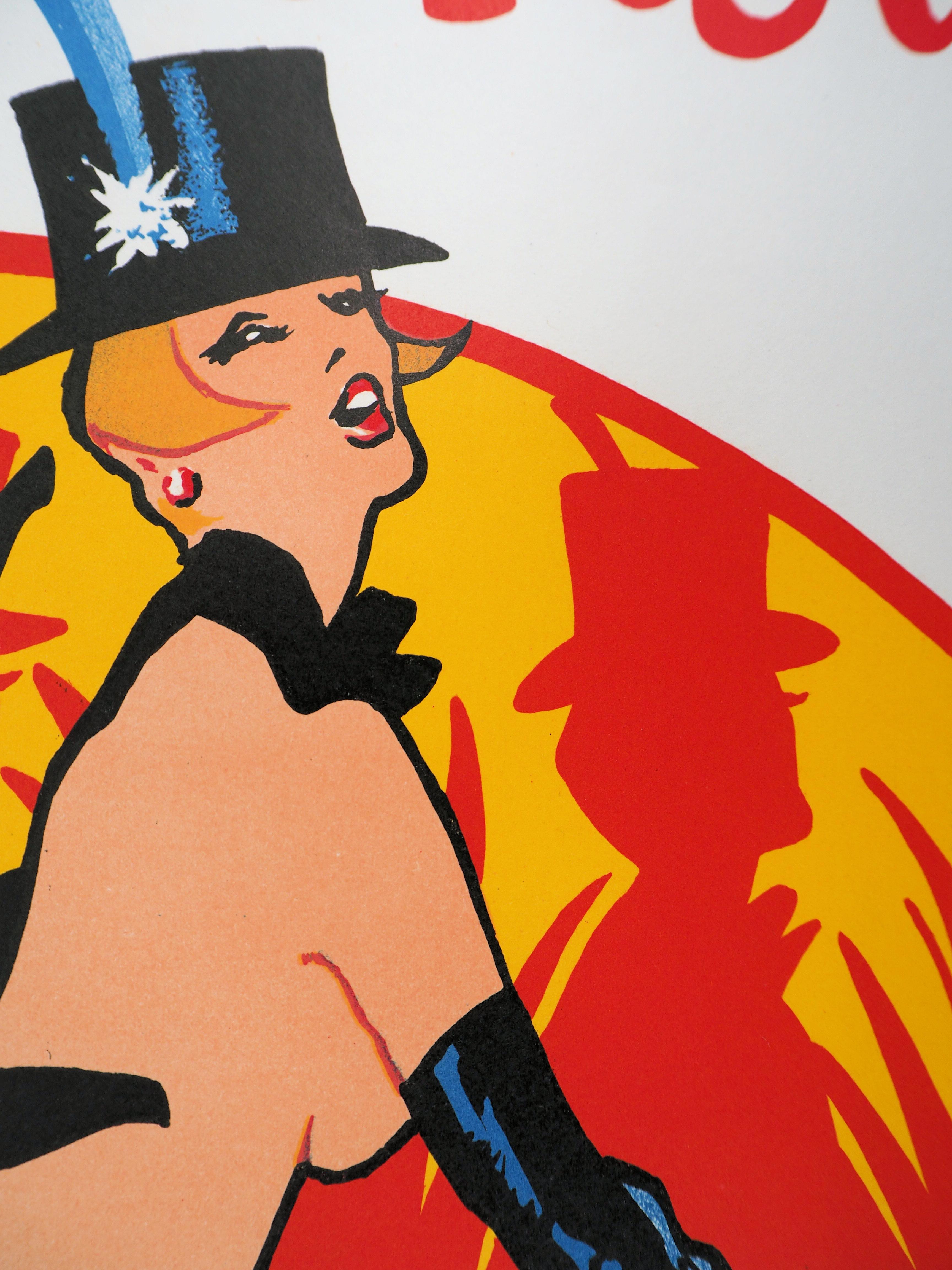 René GRUAU
Moulin Rouge : Femmes, femmes, femmes

Original lithograph
Printed signature in the plate
On paper 60 x 40 cm (c. 24 x 16 inch)

Information : Original exhibition poster for the review 'Femmes, femmes, femmes' at Moulin Rouge Cabaret