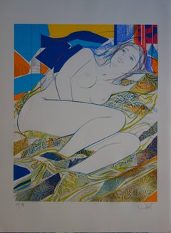 Blue Eyes - Original handsigned lithograph - 199ex