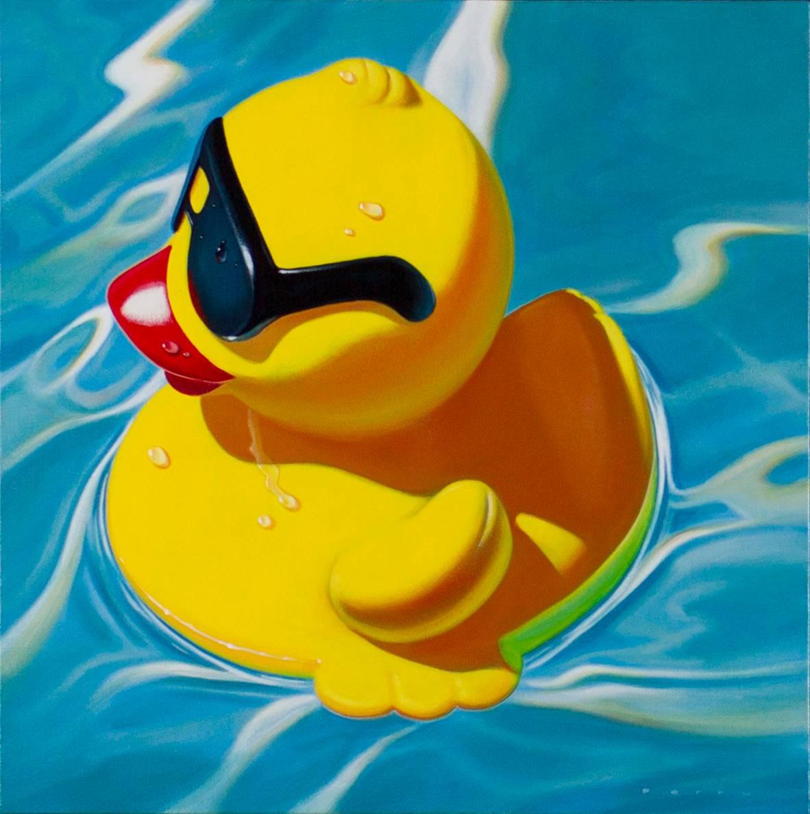 Cool Duck - Painting by Jamie Perry