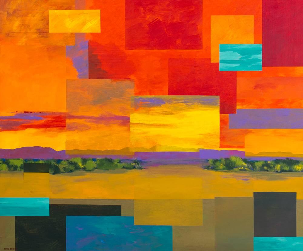 Mark Bowles Landscape Painting - Desert Sunset