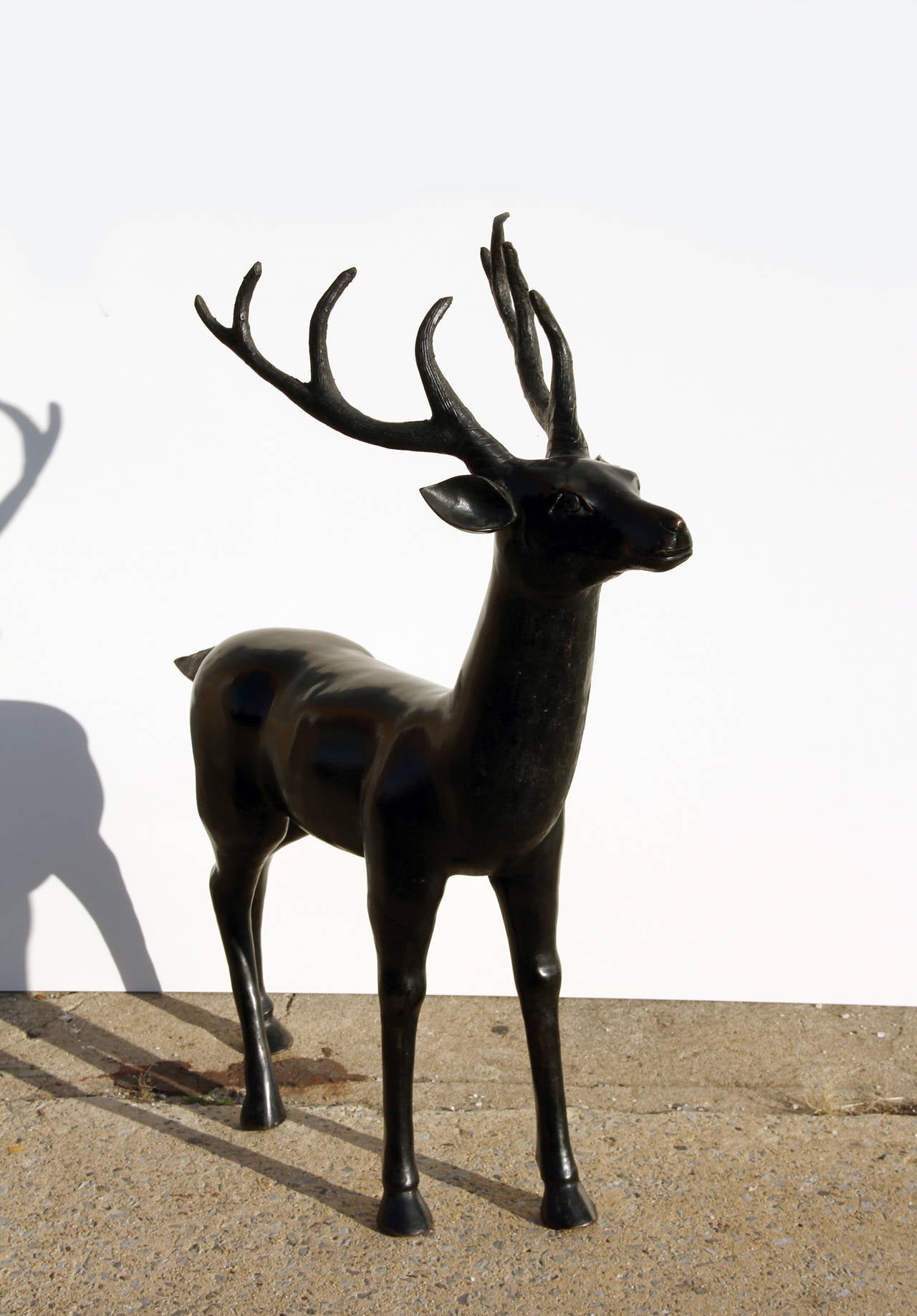 Deer - Realist Sculpture by Unknown