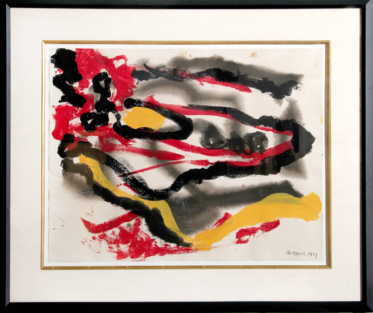 Karel Appel Abstract Drawing - Untitled