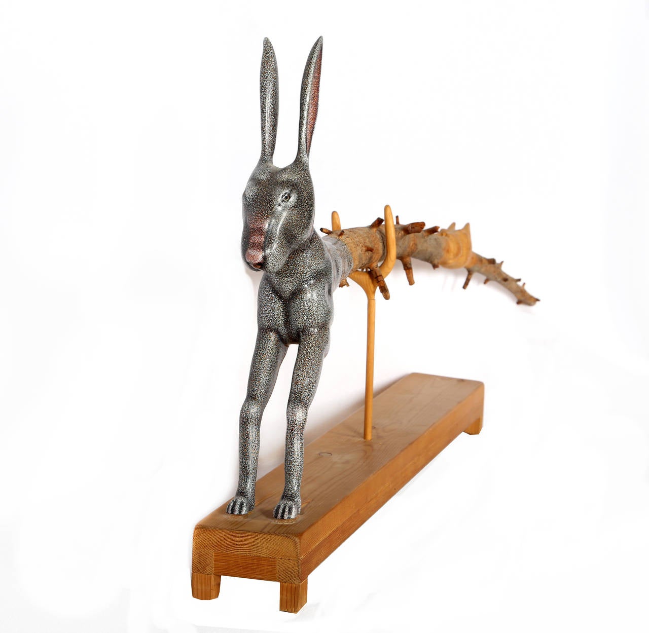 Figurative Sculpture Michael Stevens - Chassée à la cire
