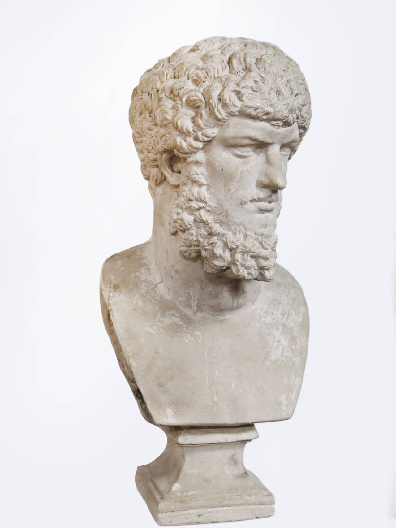 Greek Bust - Sculpture by Unknown