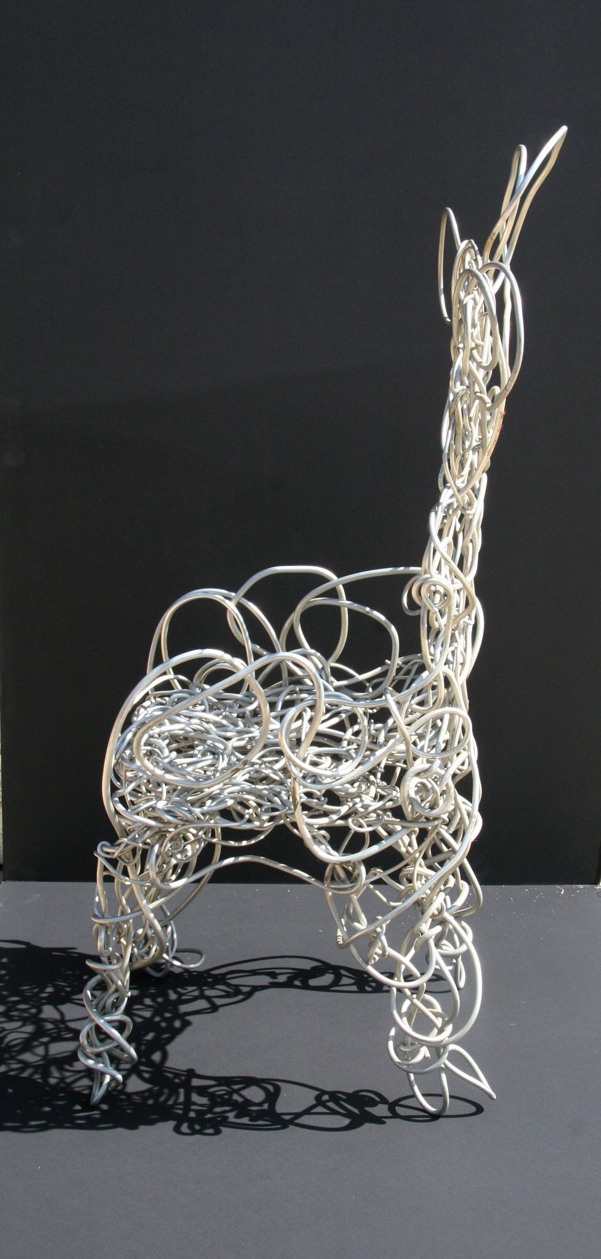 Unique Aluminum Sculptural Chair - Contemporary Sculpture by Forrest Warden Myers