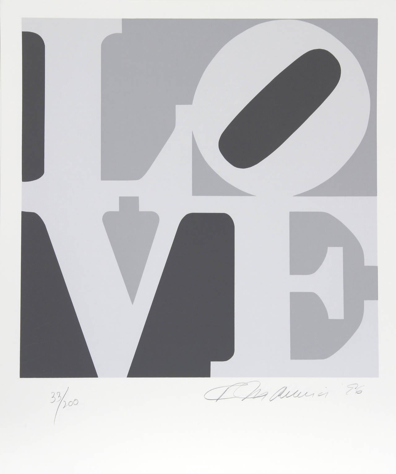 Robert Indiana Abstract Print - LOVE