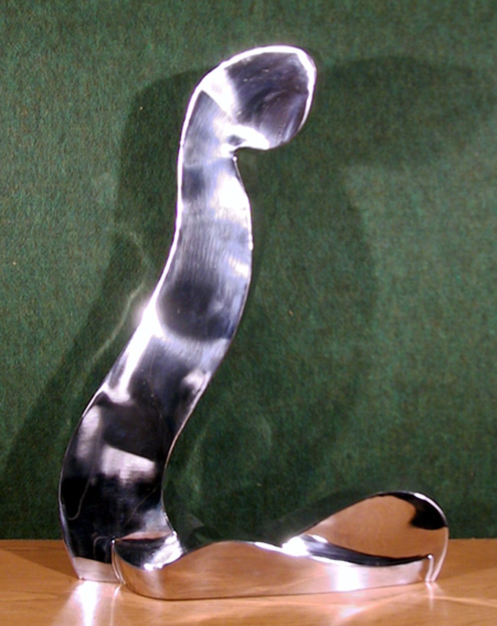 Unknown Abstract Sculpture - Untitled - L, Polished Chrome Sculpture