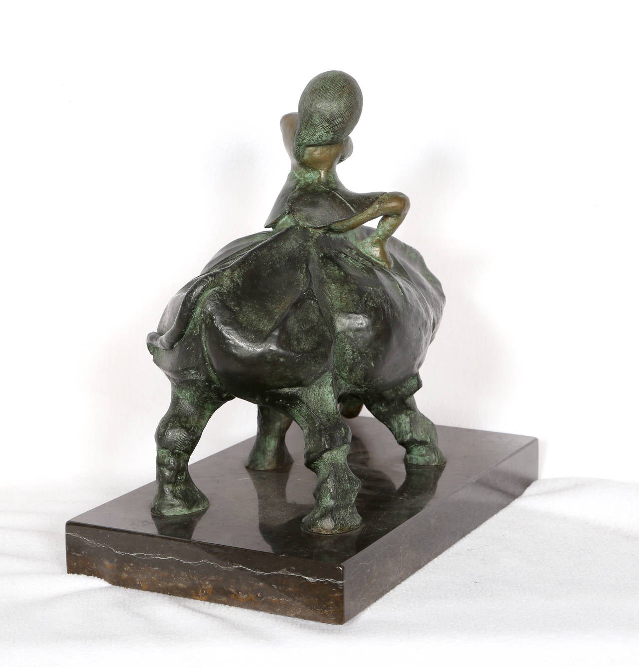 Artist: Graciela Rodo Boulanger, Bolivian (1935 - )
Title: Meditation
Year: 1986
Medium: Bronze Sculpture, signature and numbering inscribed
Edition: 1/99
Size: 12.5 x 12.5 x 8 in. (31.75 x 31.75 x 20.32 cm)