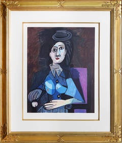 Femme au Petit Chapeau Rond, Assise (Dora Maar)