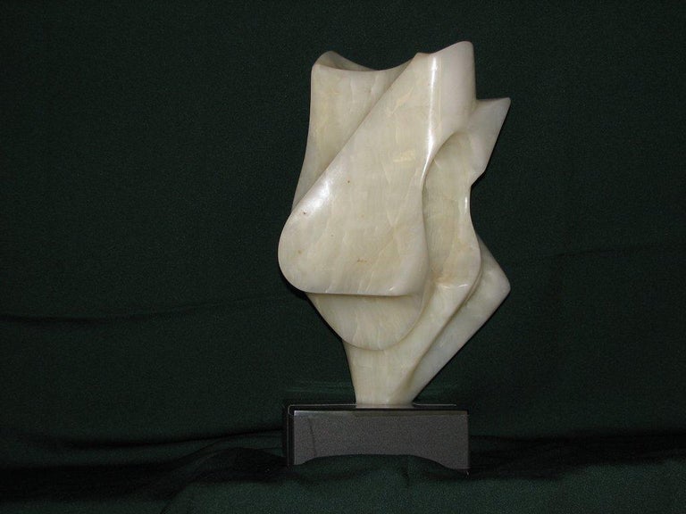 Leonardo Nierman Enigma, Unique Marble Sculpture by Nierman For Sale