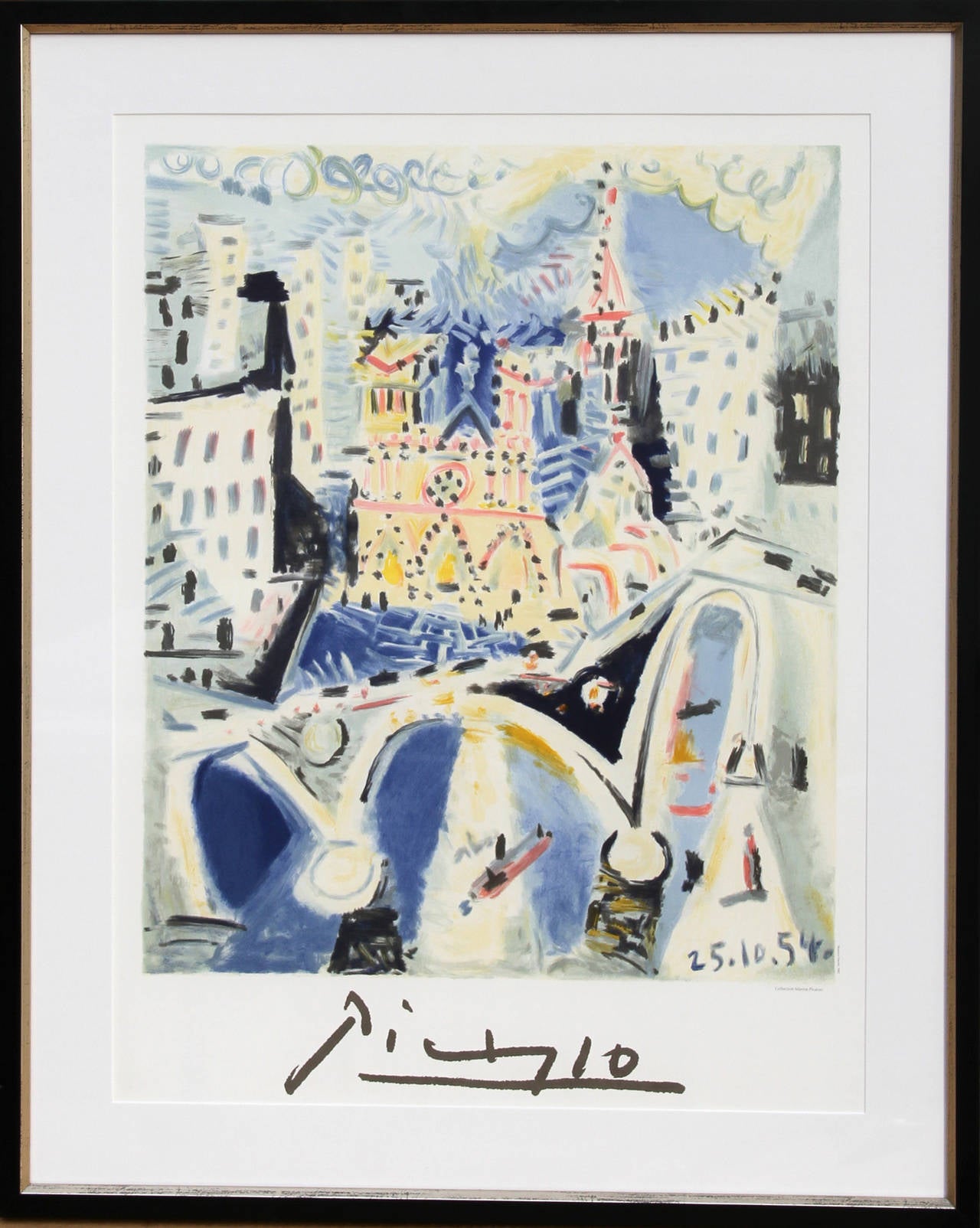 Pablo Picasso Landscape Print - Notre Dame
