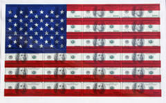 $100 U.S. Flag