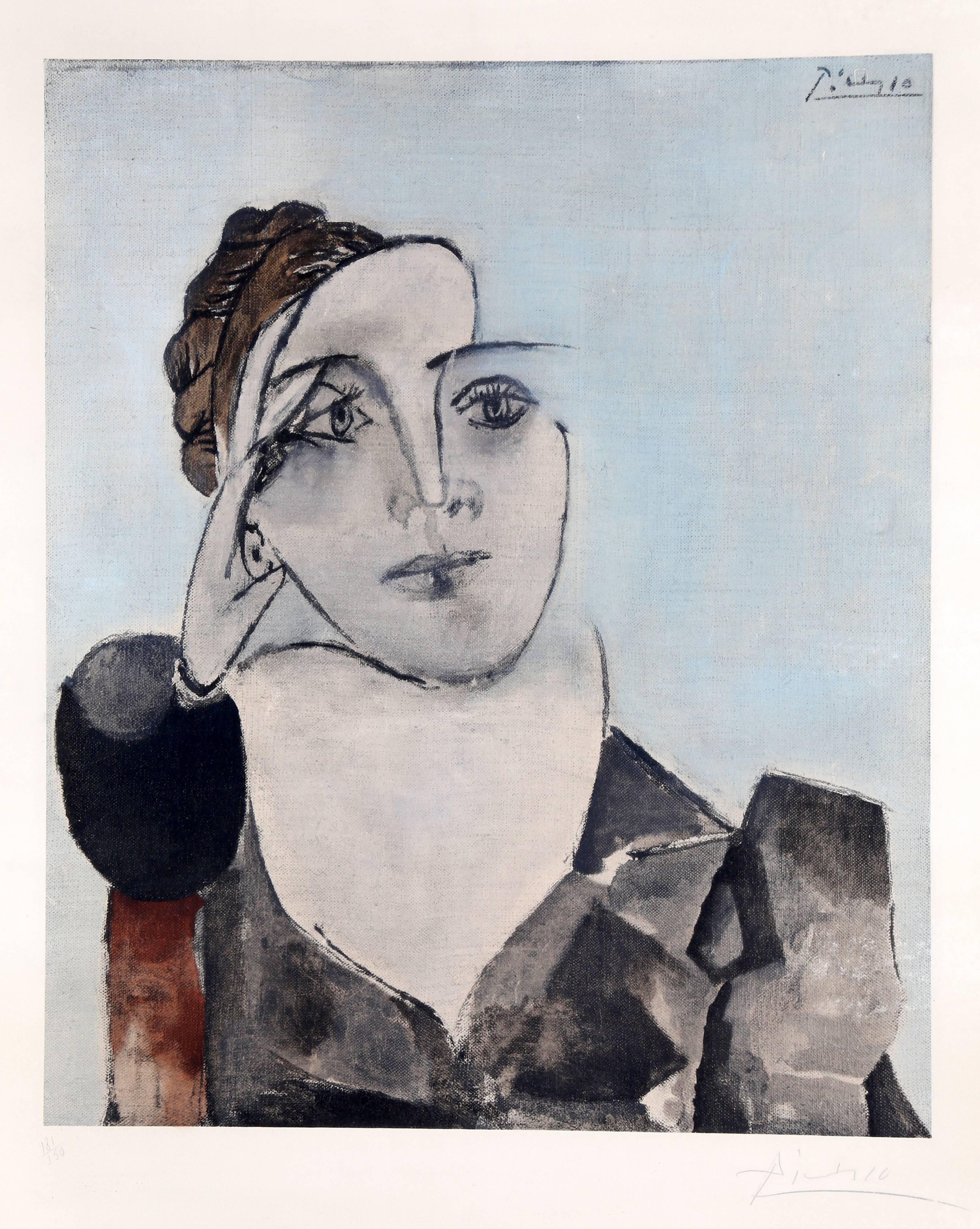 Portrait Picasso Dora Maar Pablo Picasso - Portrait de Mlle. D.M. (Dora Maar) at 1stDibs | picasso