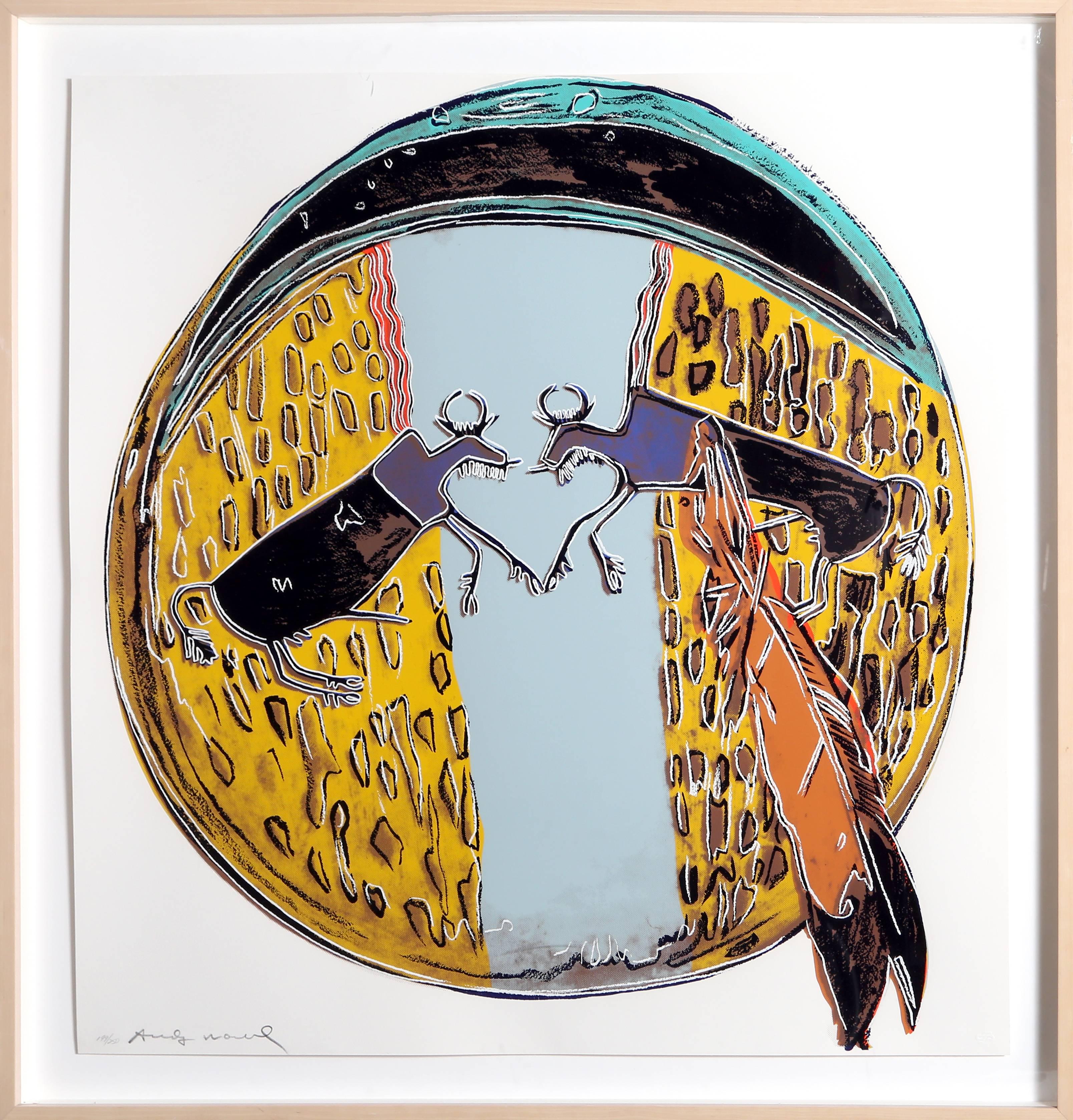 Andy Warhol Figurative Print - Plains Indian Shield