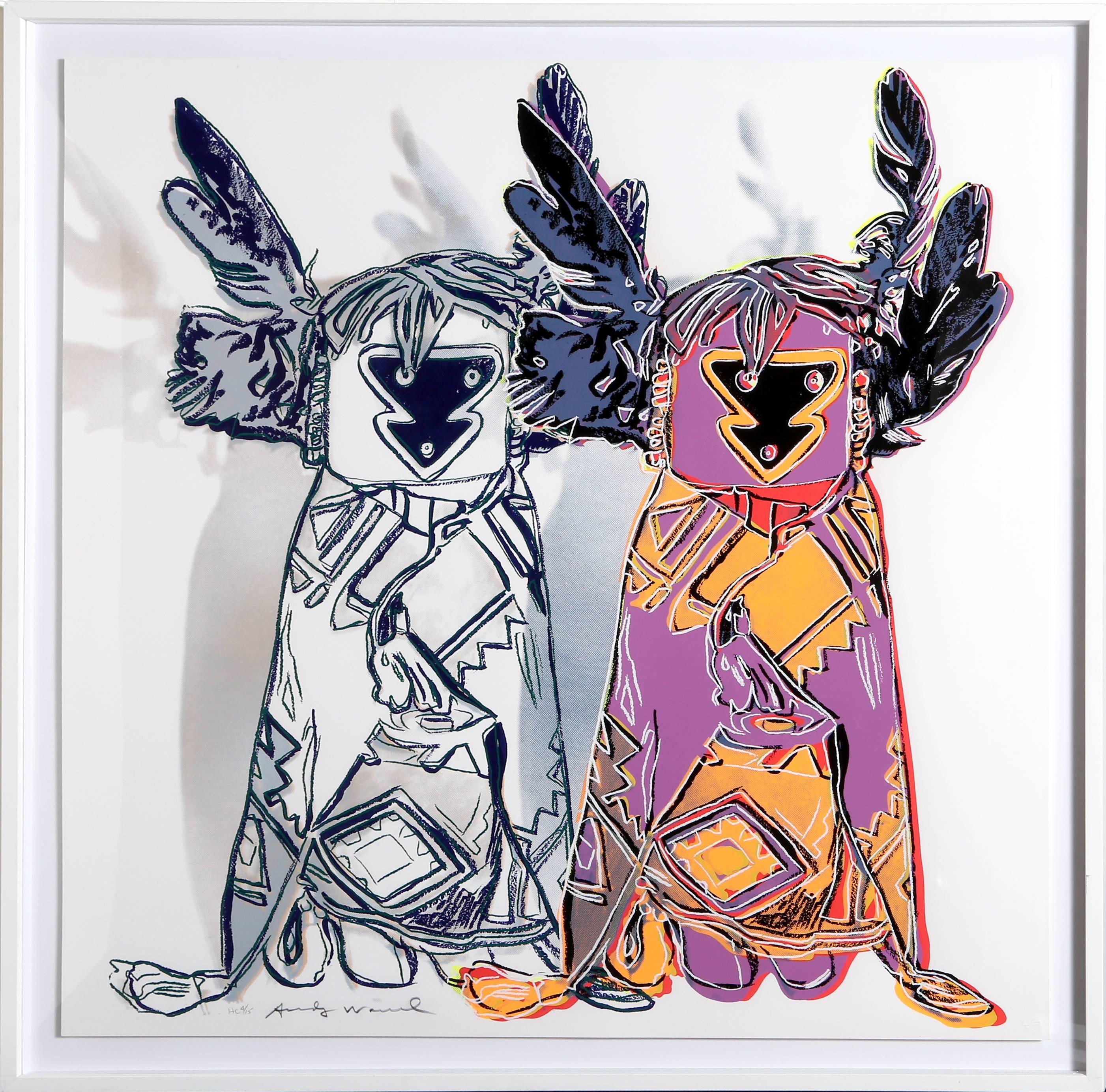 Andy Warhol Figurative Print - Kachina Dolls