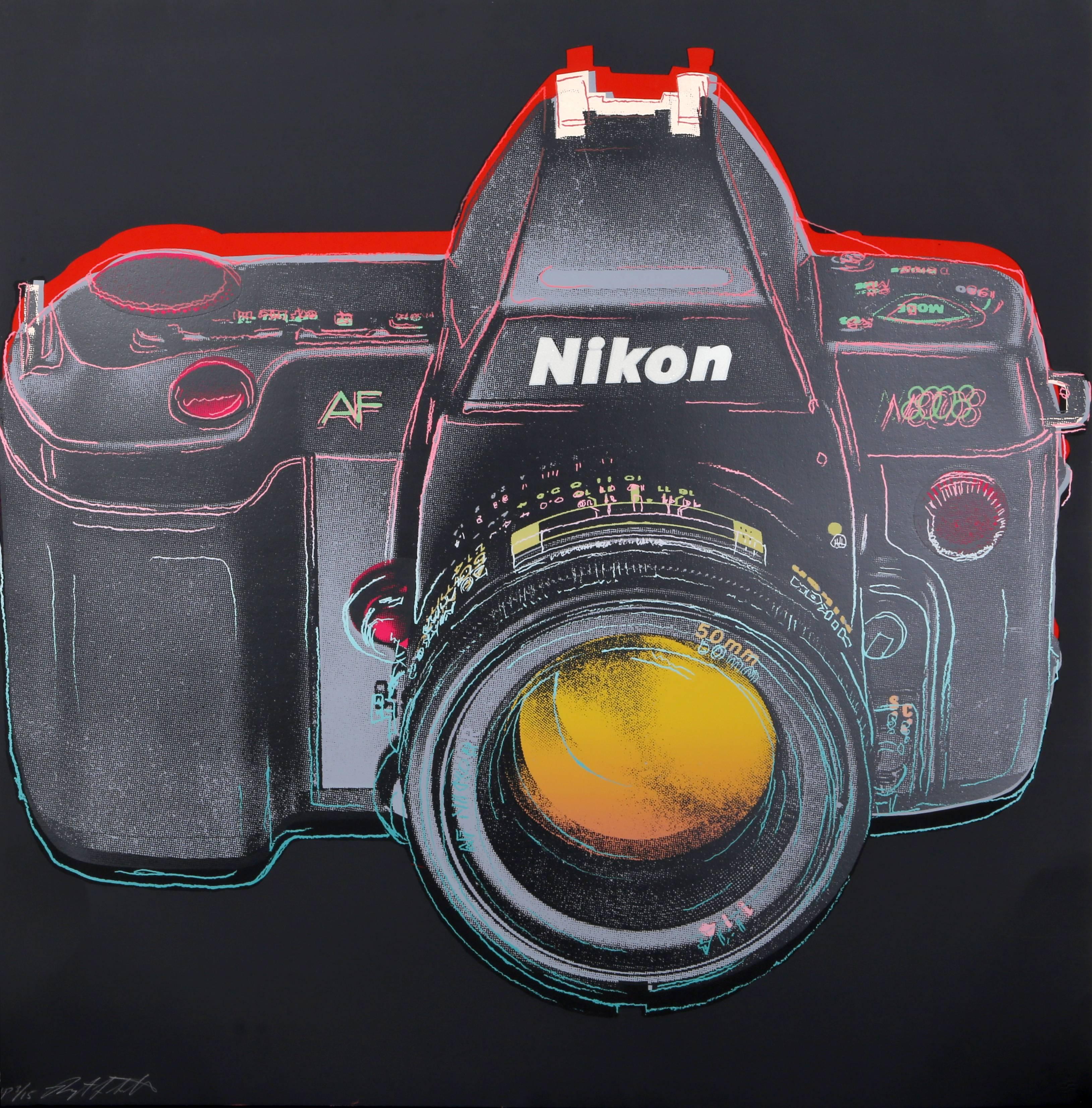 Rupert Jasen Smith Figurative Print - Nikon from the Homage to Andy Warhol Portfolio